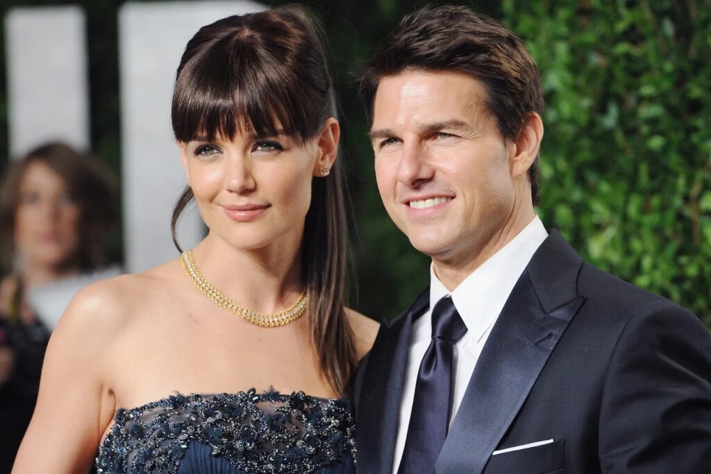 Tom Cruise with Katie Holmes